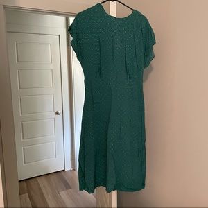 & Other Stories midi dress with open back